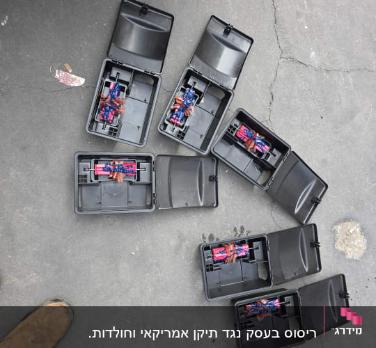 תיבות פיתיון להדברה על הקרקע